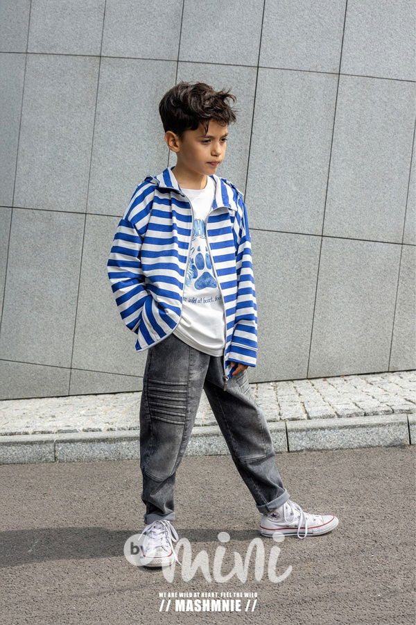 Mash Mnie mikina pruhy