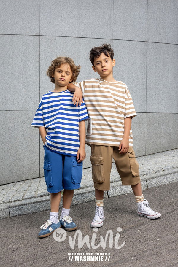 Mash Mnie triko pruhy WOLF beige