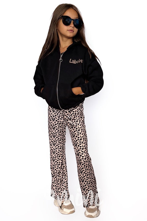 Labubu zateplená mikina černá