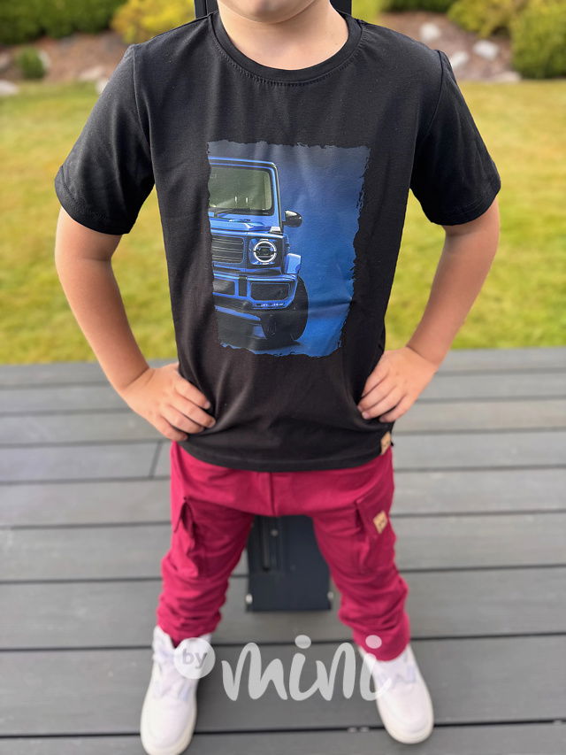 G-class blue triko černé