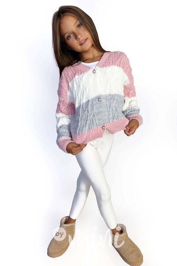 Sweetie trojbarevný svetřík