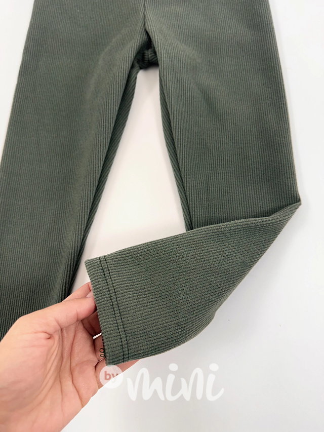 Teplé legíny MIA olive noir