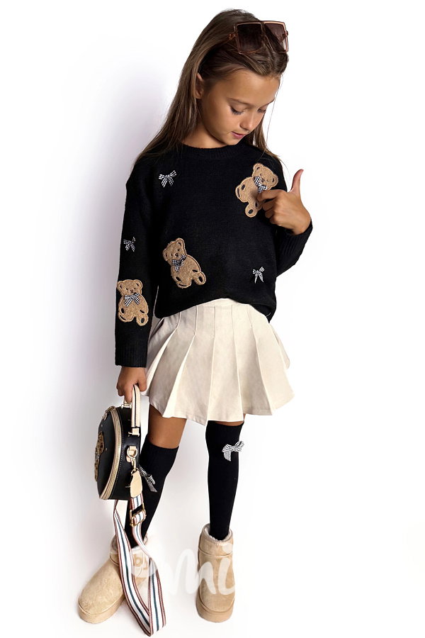 PREMIUM svetřík TEDDY černý