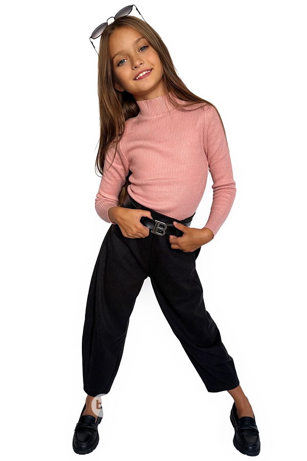 Teplé carrot fit kalhoty s páskem