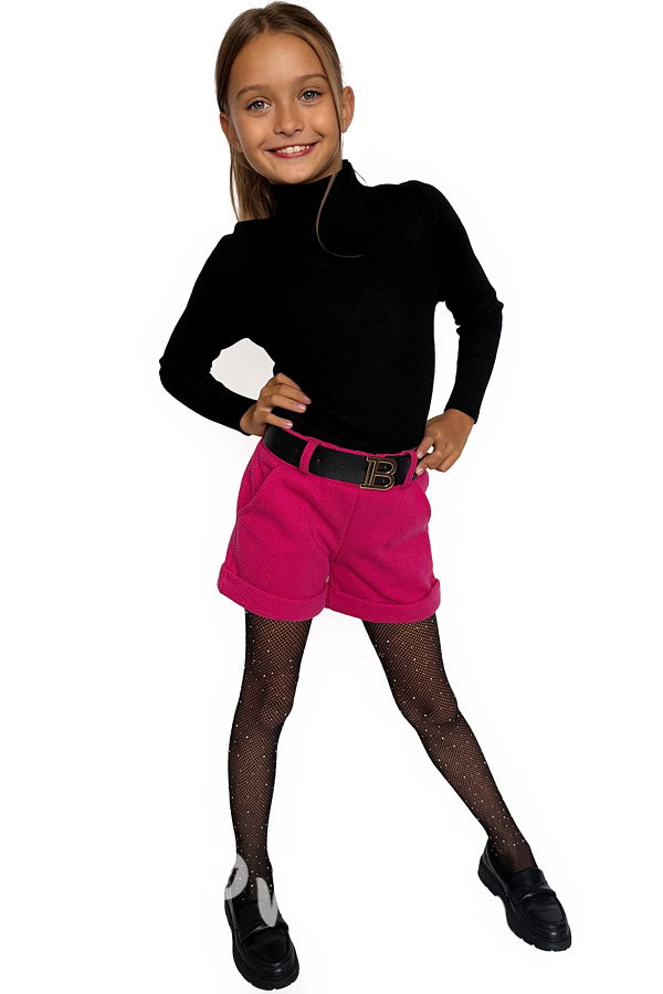 Teplý svetříkový rolák černý