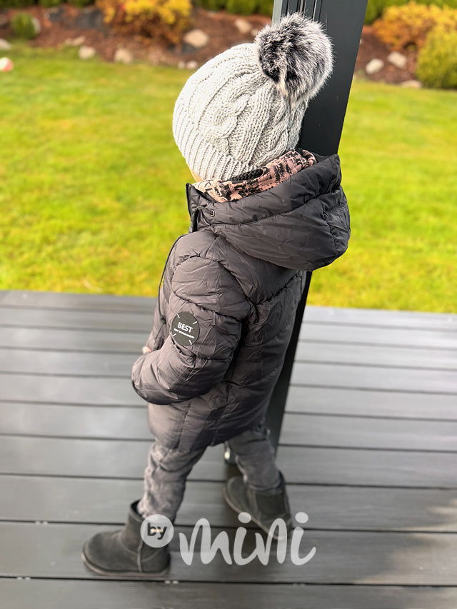 Zimní černá bunda STYLE