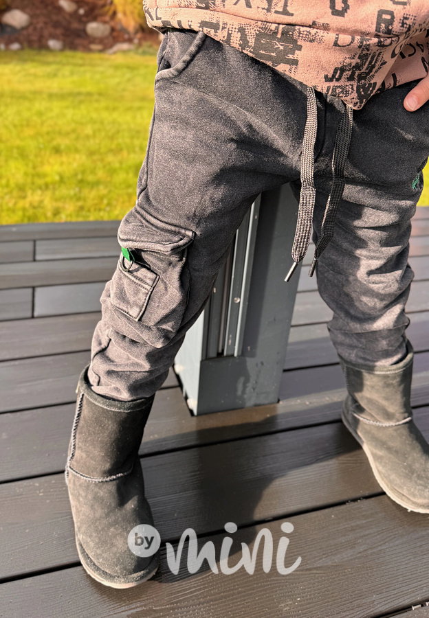 Thermo soft denim tepláky