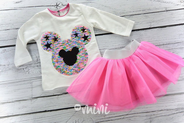 Neon tutu Mickey set spring