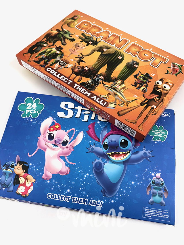 STITCH adventní kalendář figurky