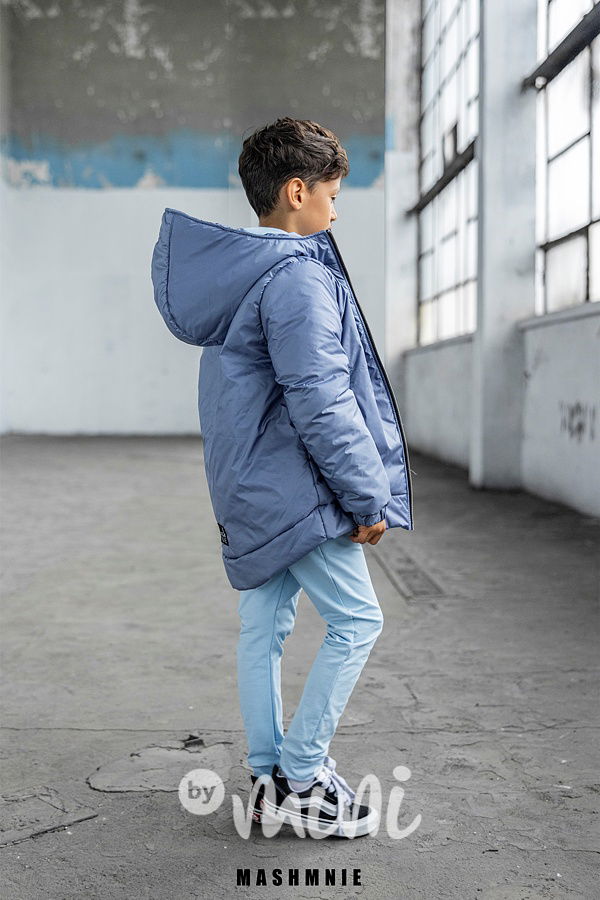Mash Mnie zimní bunda WOLF ice blue
