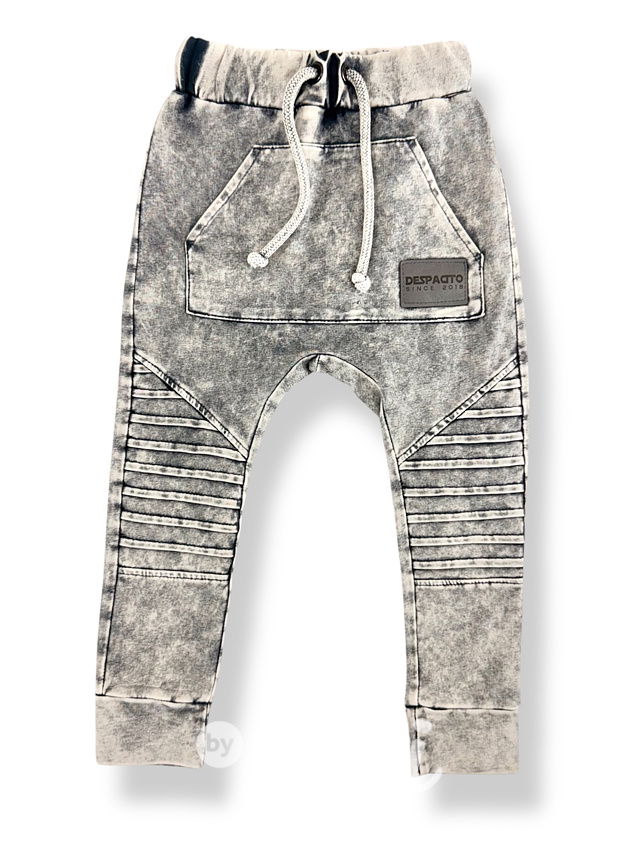 Despacito biker tepláky vintage grey