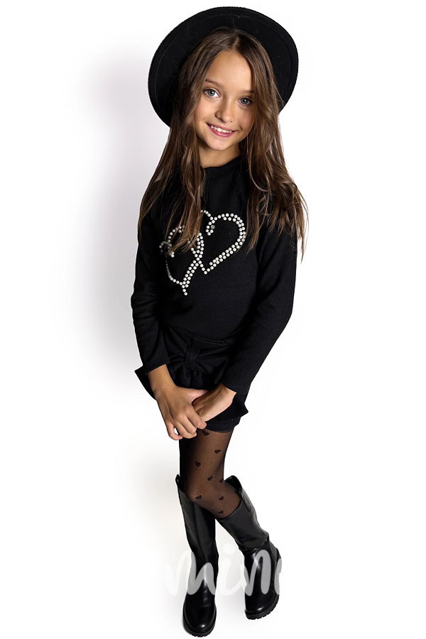 HEARTS teplá blůzka s perličkami