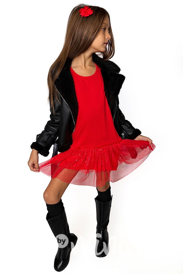 GLOW červené šaty