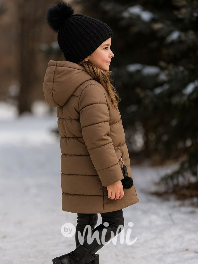 Zimní kabát Lily chocolate
