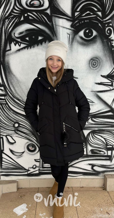 Zimní kabát Lily černý