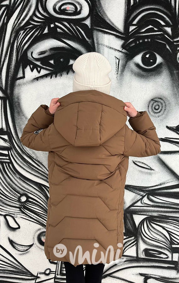 Zimní kabát Elis hnědý