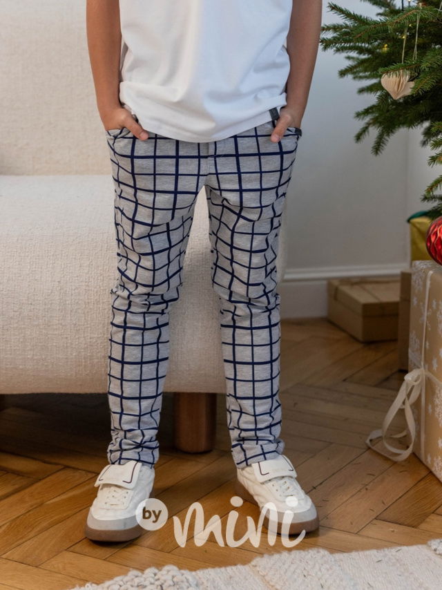 All for kids elegant kalhoty grey/blue