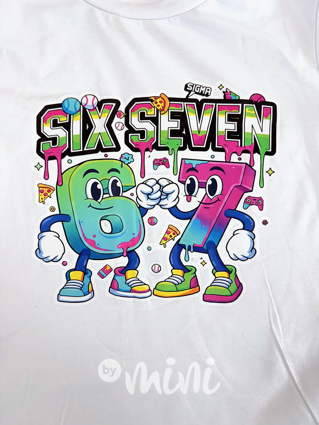 Six Seven triko bílé
