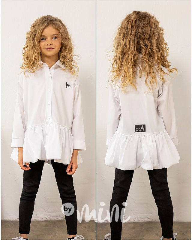 Mash Mnie bílá košilová tunika