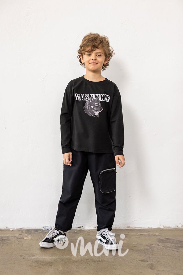 Mash Mnie volné kalhoty zip