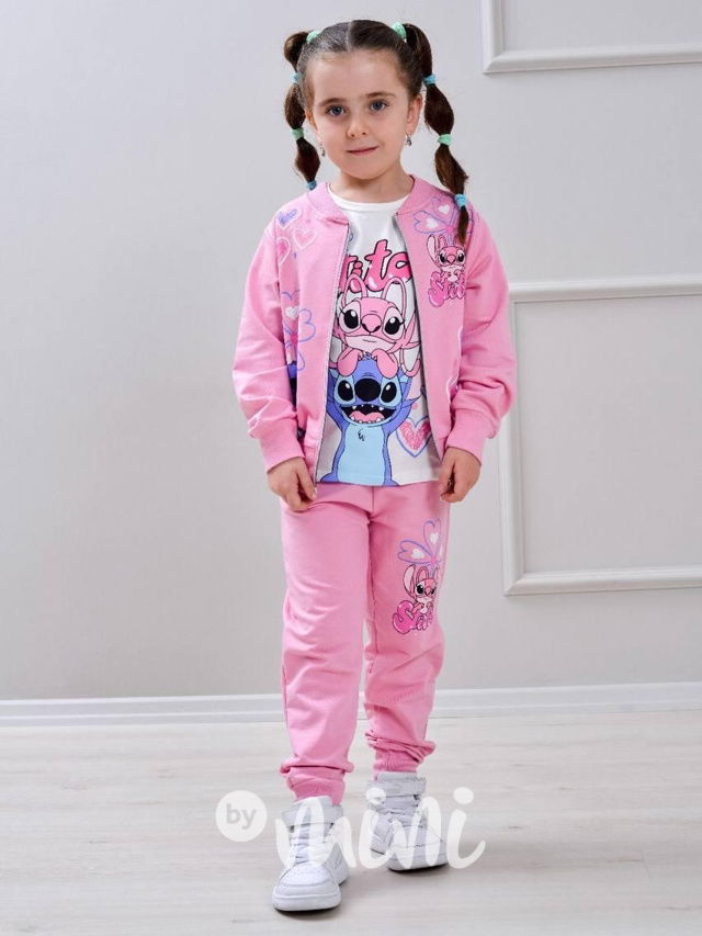 Lilo & Stitch 3-dílná souprava dark pink