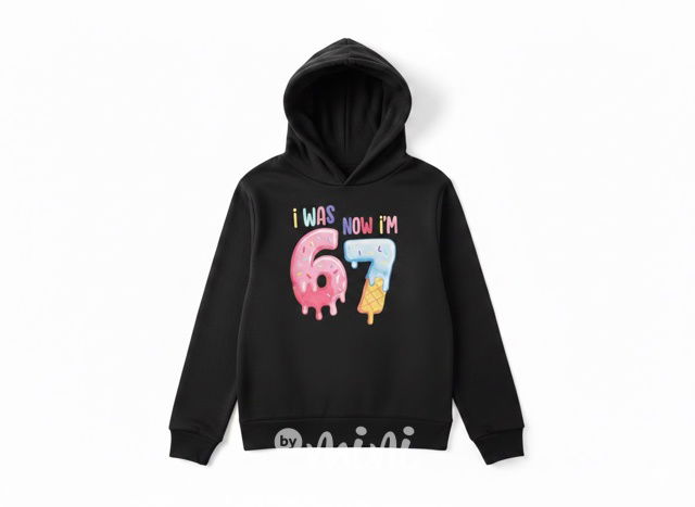 Six Seven mikina černá