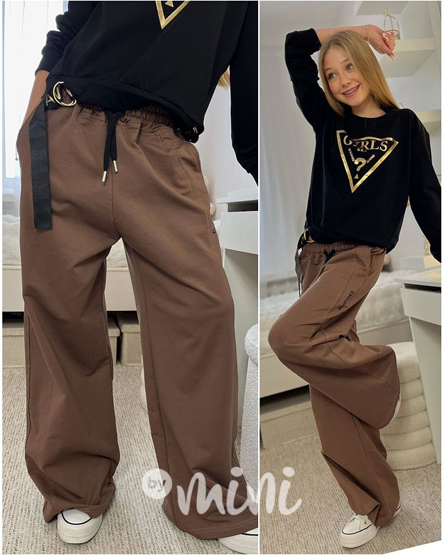 Relax Excellent lounge tepláky hnědé