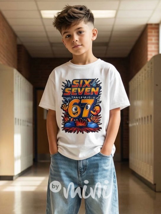 Six Seven triko bílé