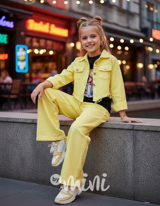 Sunshine crop denim bunda