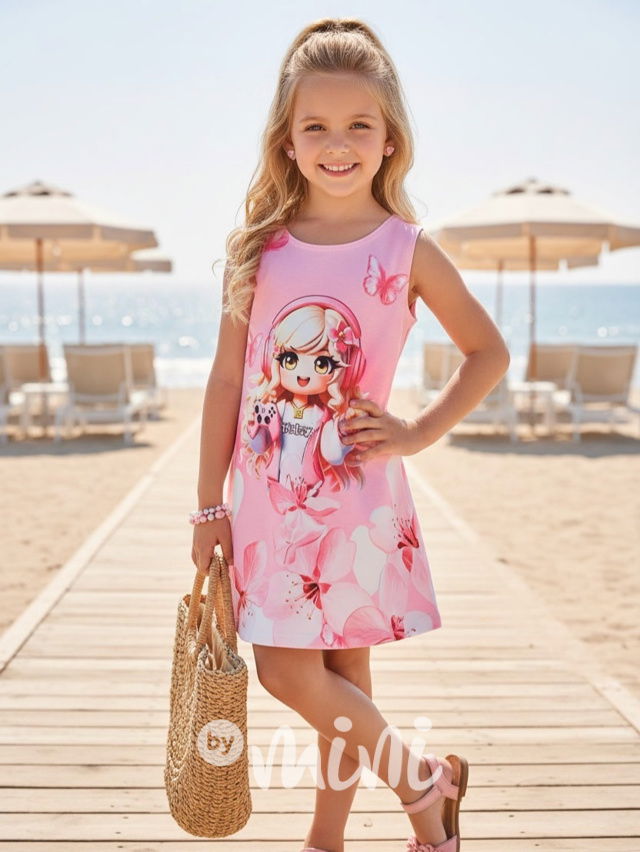 ROBLOX letní šaty růžové