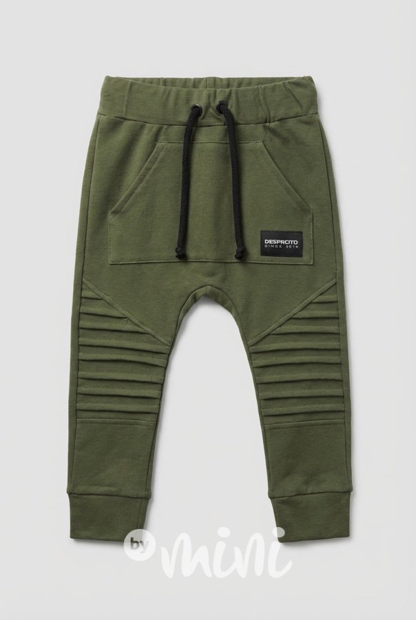 DESPACITO biker tepláky khaki