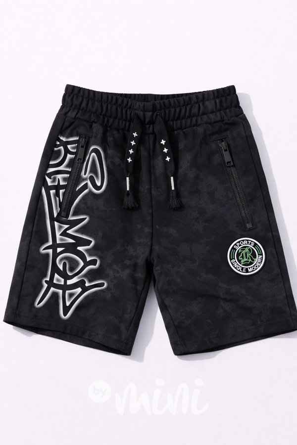 Bavlněné kraťasy sports black