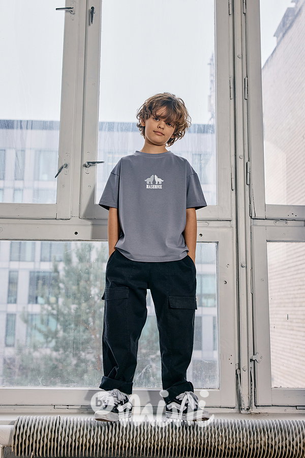 Mash Mnie cargo baggy kalhoty černé