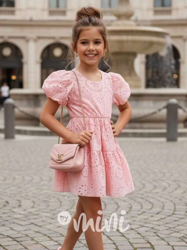 Letní madeira šaty pink