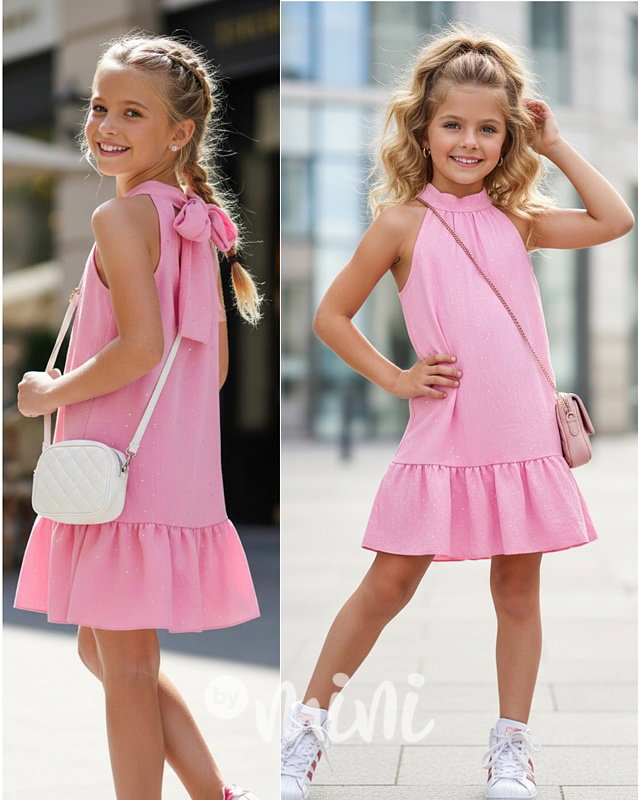 Barbie pink letní šaty GLOW