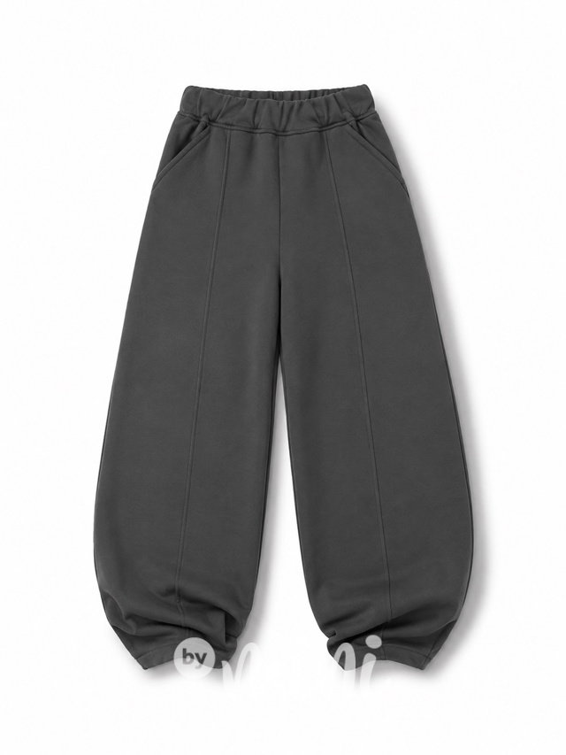 Antracit barrel baggy teen tepláky