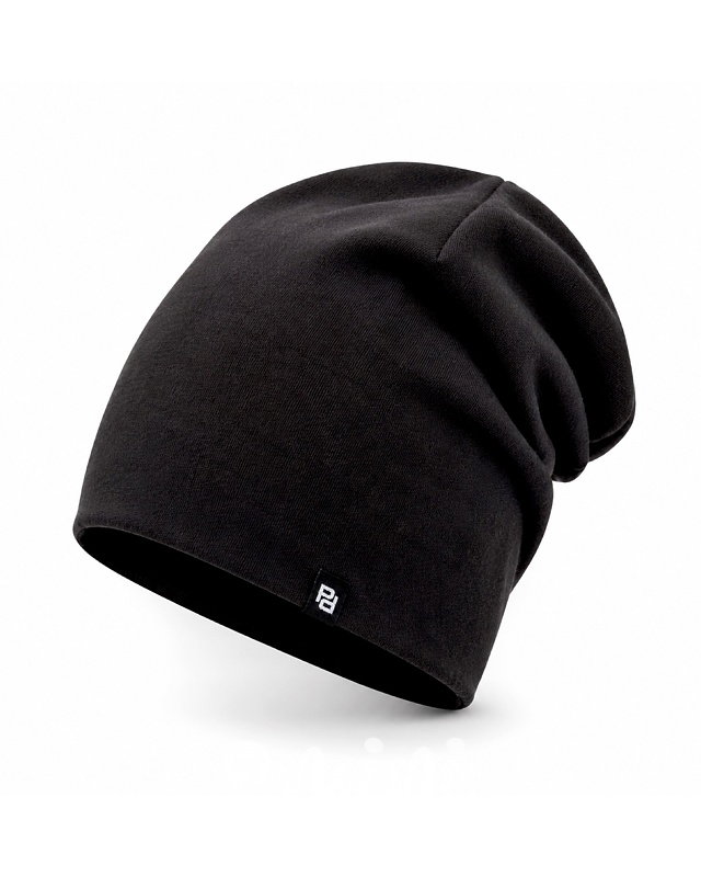 Dvojitá stretch beanie černá