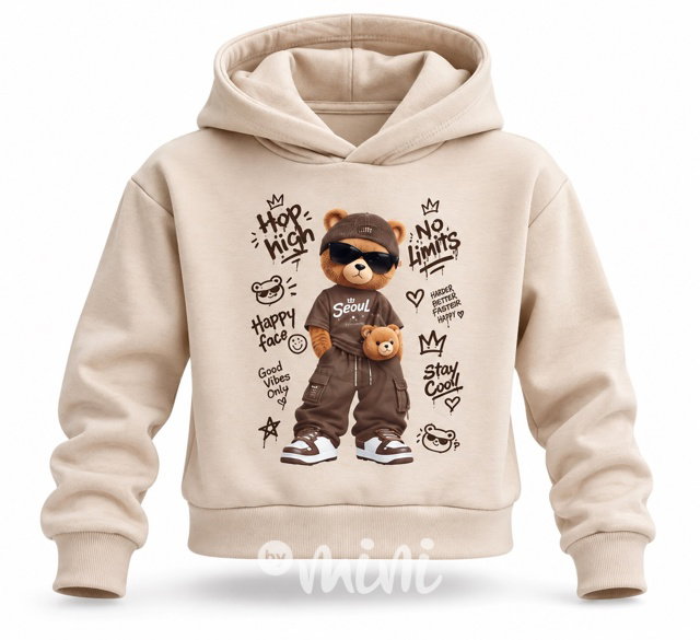 Zateplená mikina COOL beige