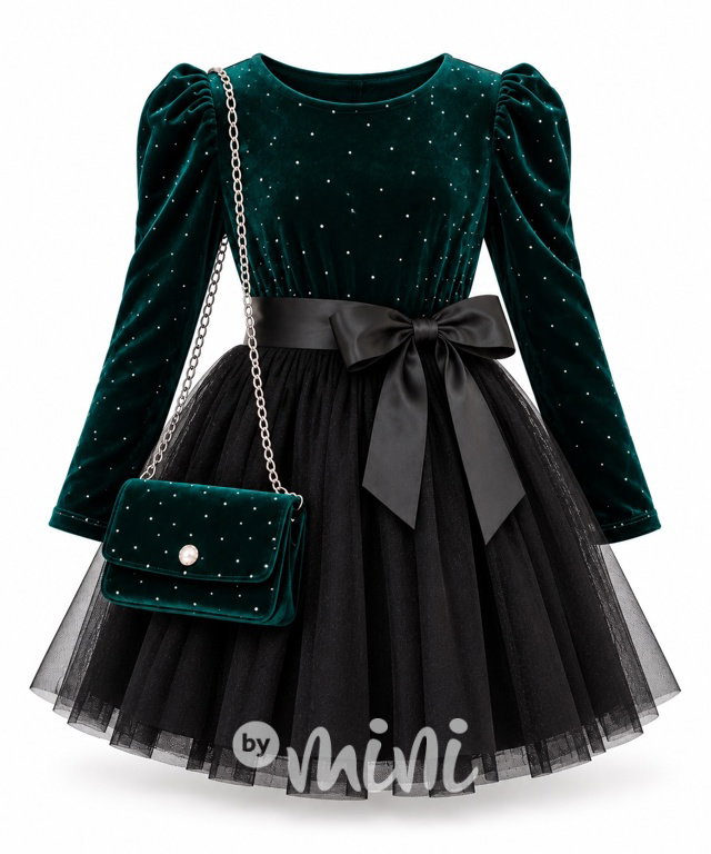 Sváteční šaty Emerald velvet