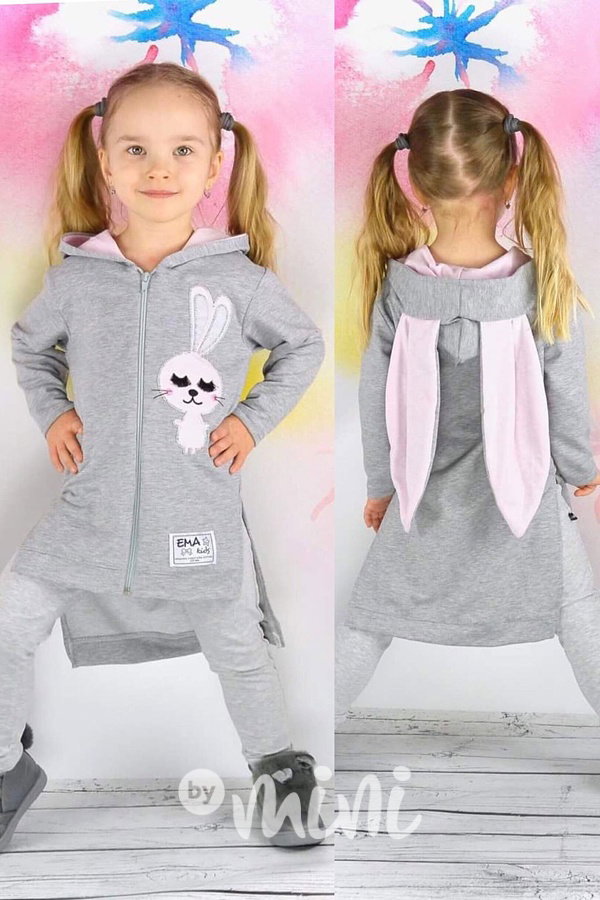 Bunny tunikomikča grey
