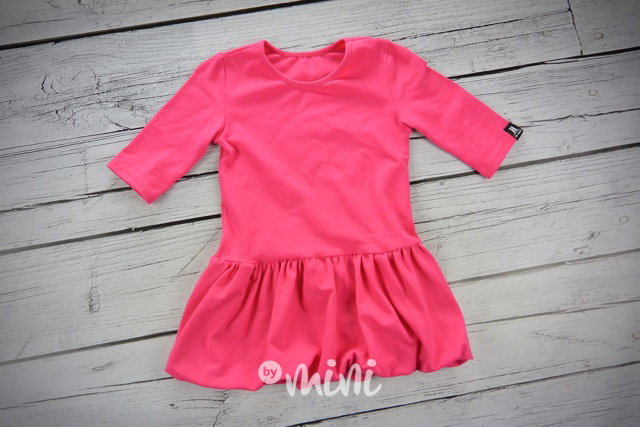 Basic dress dark pink