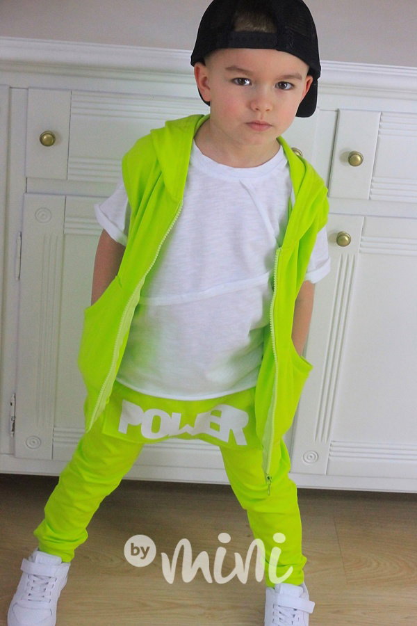 POWER lemon baggy tepláčky