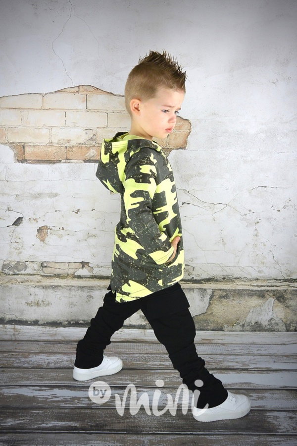 Neon army mikina