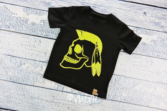 Punk skull triko black