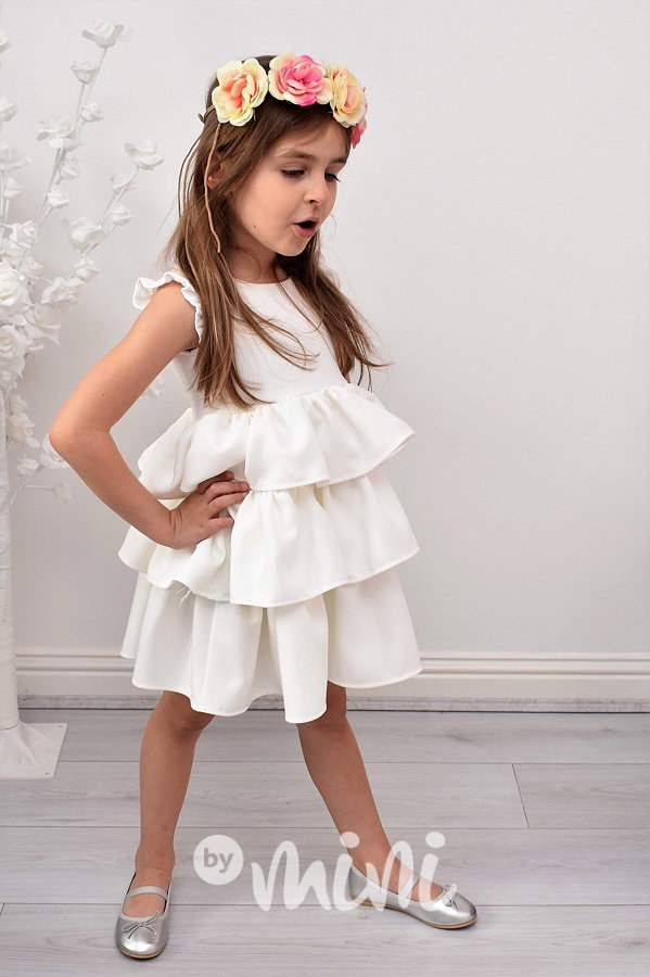 Šatičky pro družičky #Luxury dress "Heart cream"