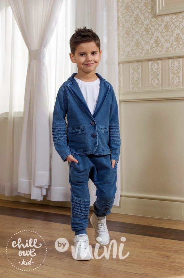 Jeans sako & baggy tepláčky