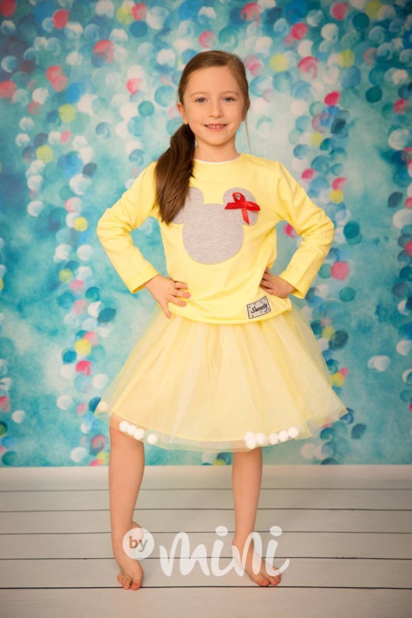 Yellow bambulkový tutu set