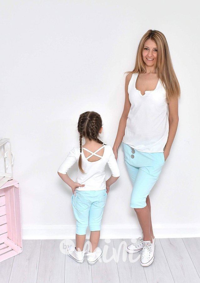 Summer baby blue baggy shorts