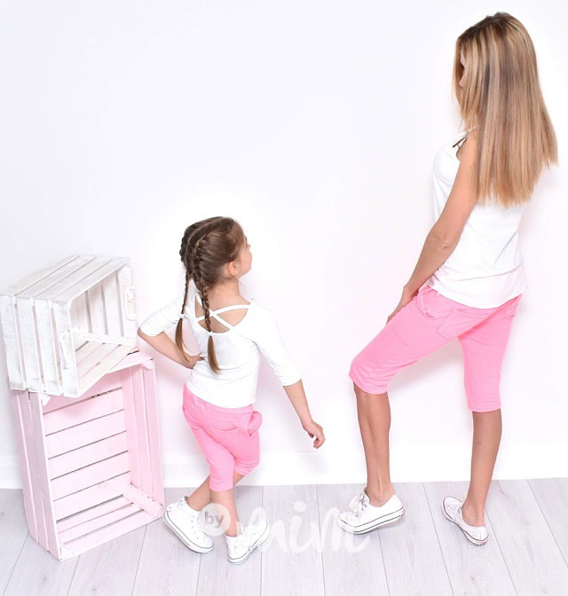 Summer neon pink baggy shorts