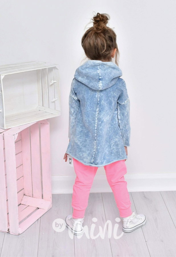 Atypická jeans mikina